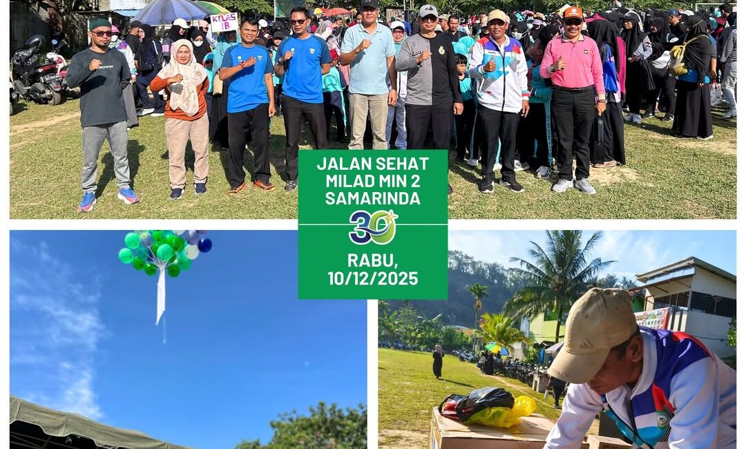 Dalam rangka memperingati Milad ke-30, MIN 2 Samarinda menyelenggarakan kegiatan Jalan Sehat pad (1)
