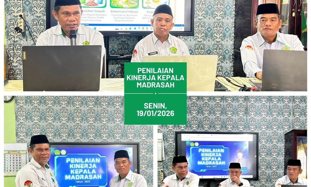 Madrasah melaksanakan kegiatan Penilaian Kinerja Kepala Madrasah (PKKM) sebagai bentuk evaluasi (3)