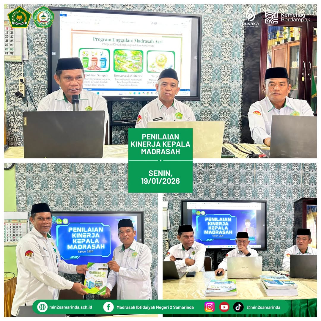 Madrasah melaksanakan kegiatan Penilaian Kinerja Kepala Madrasah (PKKM) sebagai bentuk evaluasi (3)