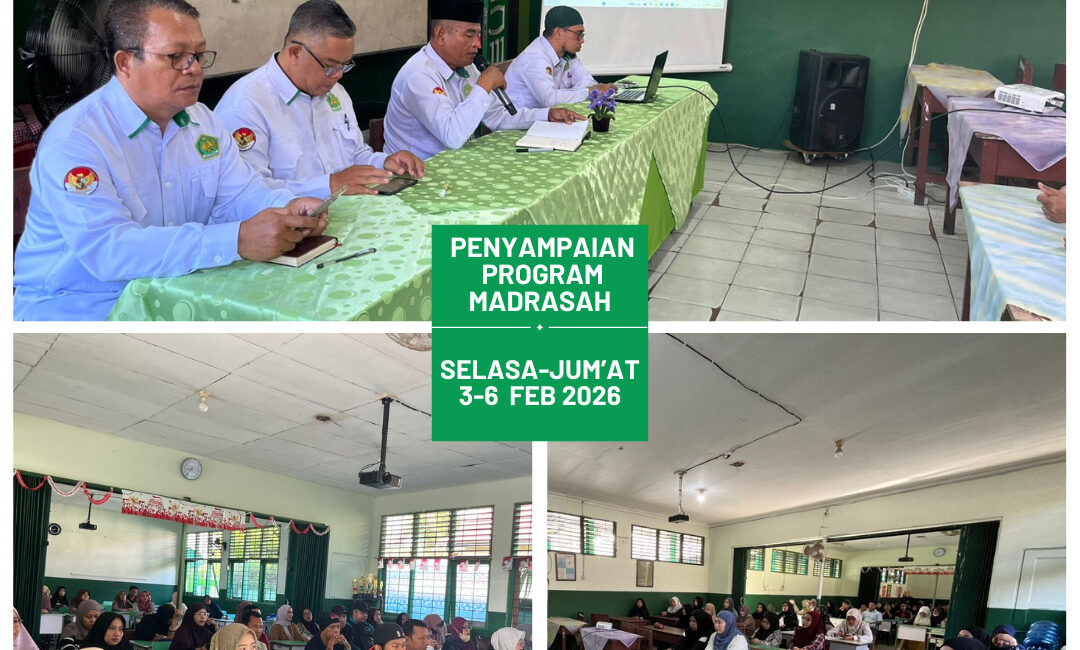 Kepala Sekolah MIN 2 Samarinda menyampaikan Program Madrasah dengan Kurikulum Berbasis Cinta, se